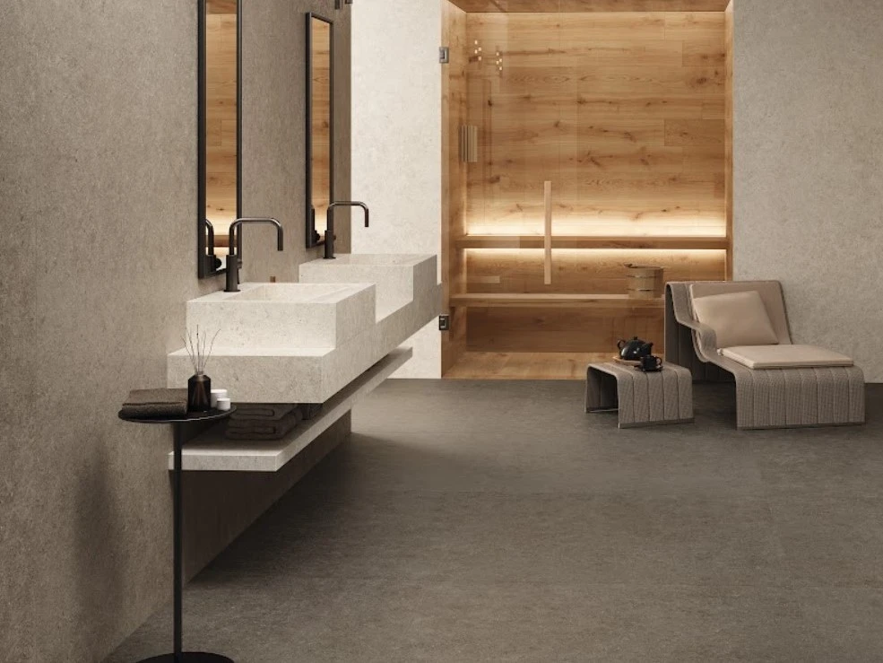 Keramische Tegel Boost Stone Clay 2 x 60 cm (20 x 600 mm) - Lengte 120 cm - Afbeelding 4